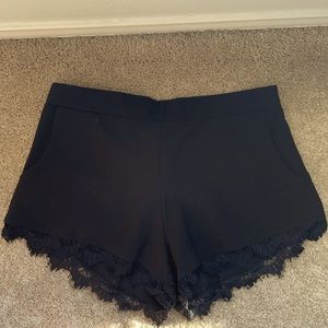 Lacey Black Shorts